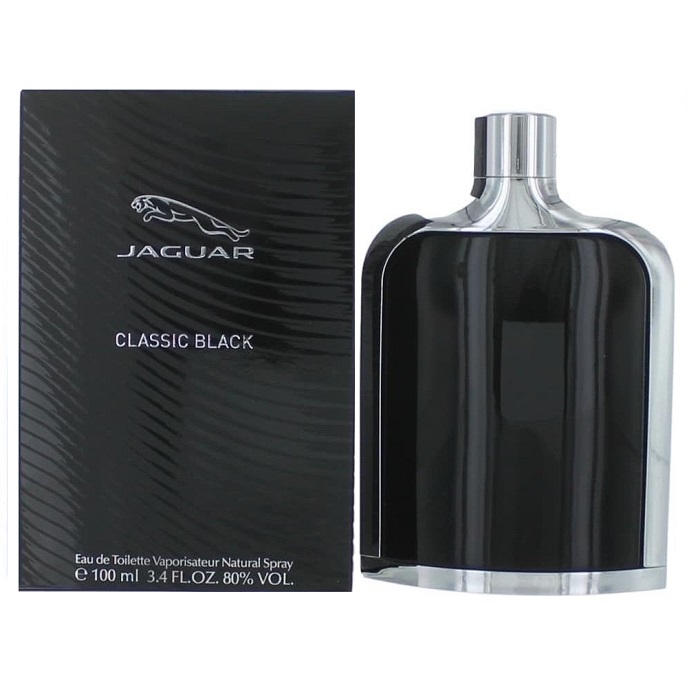Jaguar Classic Black Cologne by Jaguar 3.4oz Eau De Toilette spray for men